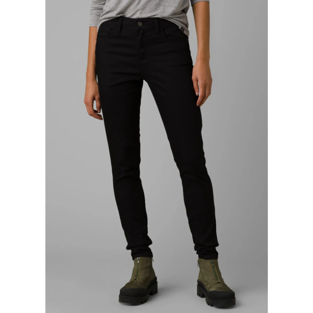 prAna Womens Oday Skinny Jeans Sz 10 Black Out High Rise Stretch  NWT